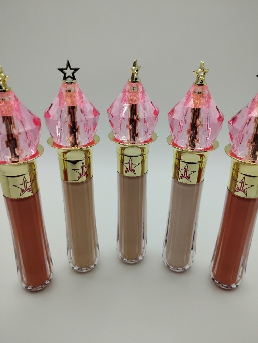Jeffree Star Liquid Foundation & Concealer Bundle C9, C9.5, C12, & 2 Orange